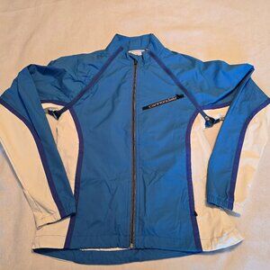 Cannondale Women S Small Cycling Blue Jacket GUC. Lined Breathable Performance